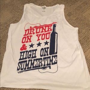 Luke Bryan Drunk on You & High on Summertime tank